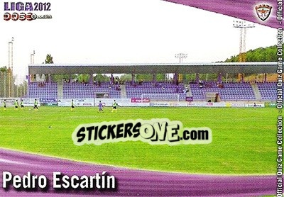 Cromo Pedro Escartín - Campeonato Nacional De Liga 2011-2012 - Mundicromo