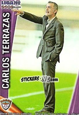 Cromo Carlos Terrazas - Campeonato Nacional De Liga 2011-2012 - Mundicromo