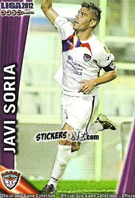 Sticker Javi Soria - Campeonato Nacional De Liga 2011-2012 - Mundicromo