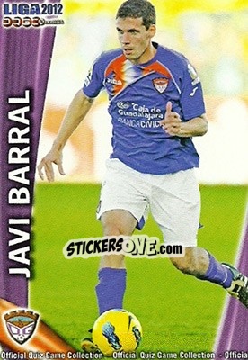 Cromo Javi Barral - Campeonato Nacional De Liga 2011-2012 - Mundicromo