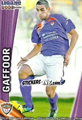 Cromo Gaffoor - Campeonato Nacional De Liga 2011-2012 - Mundicromo