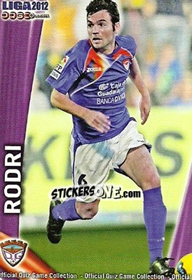 Sticker Rodri - Campeonato Nacional De Liga 2011-2012 - Mundicromo