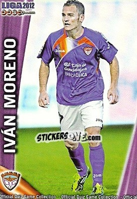Sticker Iván Moreno - Campeonato Nacional De Liga 2011-2012 - Mundicromo