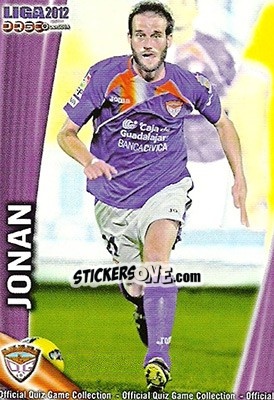 Sticker Jonan - Campeonato Nacional De Liga 2011-2012 - Mundicromo