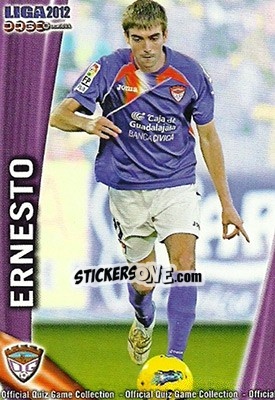 Cromo Ernesto - Campeonato Nacional De Liga 2011-2012 - Mundicromo