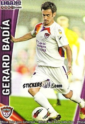 Sticker G. Badia - Campeonato Nacional De Liga 2011-2012 - Mundicromo