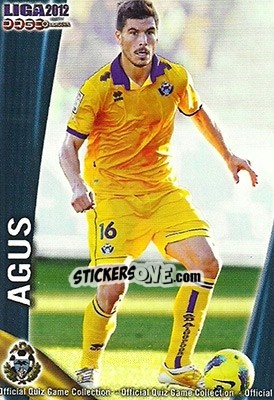 Sticker Agus - Campeonato Nacional De Liga 2011-2012 - Mundicromo
