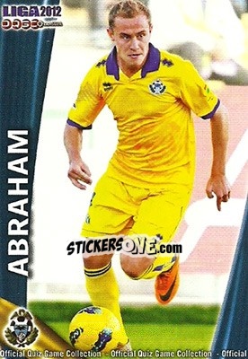 Sticker Abraham - Campeonato Nacional De Liga 2011-2012 - Mundicromo