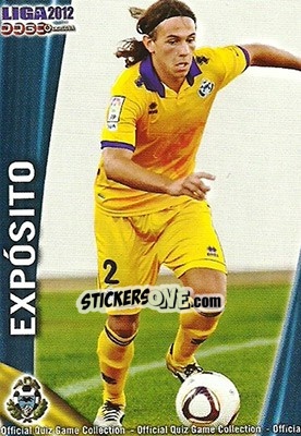 Sticker Expósito - Campeonato Nacional De Liga 2011-2012 - Mundicromo