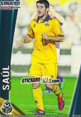 Sticker Saúl - Campeonato Nacional De Liga 2011-2012 - Mundicromo