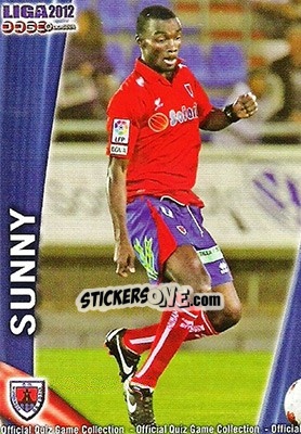 Cromo Sunny - Campeonato Nacional De Liga 2011-2012 n. 1233 - Mundicromo
