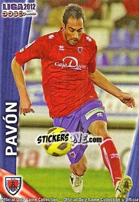 Sticker Pavón - Campeonato Nacional De Liga 2011-2012 - Mundicromo