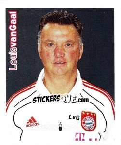 Sticker Louis van Gaal - Fc Bayern München 2010-2011 - Panini