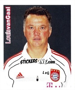 Sticker Louis van Gaal - Fc Bayern München 2010-2011 n. 12 - Panini