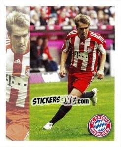 Sticker Philipp Lahm - Fc Bayern München 2010-2011 n. 36 - Panini