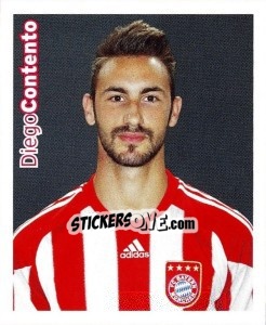 Sticker Diego Contento - Fc Bayern München 2010-2011 n. 48 - Panini