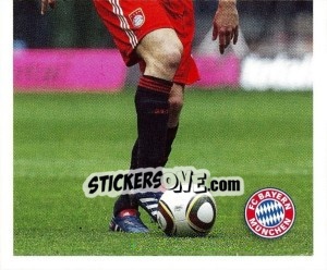 Sticker Mark van Bommel - Fc Bayern München 2010-2011 n. 59 - Panini