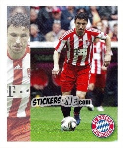 Sticker Mark van Bommel - Fc Bayern München 2010-2011 n. 62 - Panini