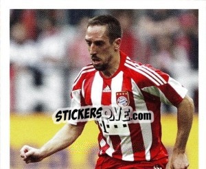 Sticker Franck Ribéry - Fc Bayern München 2010-2011 n. 71 - Panini