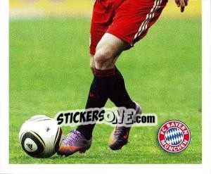 Sticker Franck Ribéry - Fc Bayern München 2010-2011 n. 72 - Panini