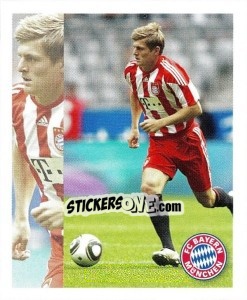 Sticker Toni Kroos - Fc Bayern München 2010-2011 n. 82 - Panini