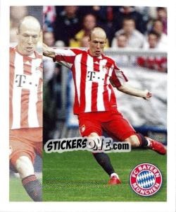Sticker Arjen Robben - Fc Bayern München 2010-2011 n. 88 - Panini