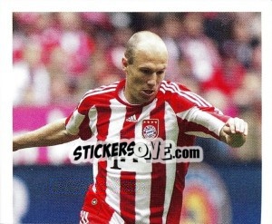 Figurina Arjen Robben - Fc Bayern München 2010-2011 - Panini