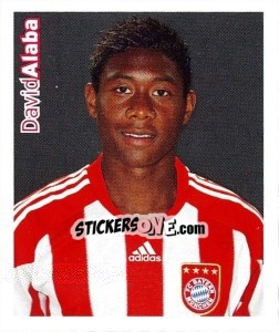 Sticker David Alaba - Fc Bayern München 2010-2011 n. 100 - Panini