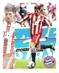 Figurina Mario Gomez - Fc Bayern München 2010-2011 - Panini