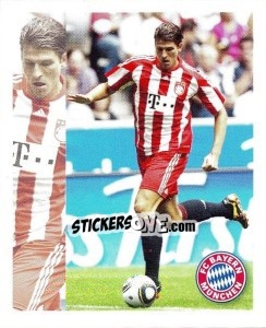 Sticker Mario Gomez - Fc Bayern München 2010-2011 n. 122 - Panini