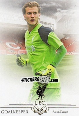 Sticker Loris Karius - Liverpool UNIQUE 2016-2017 n. 1 - Futera
