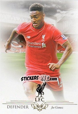 Sticker Joe Gomez - Liverpool UNIQUE 2016-2017 n. 5 - Futera