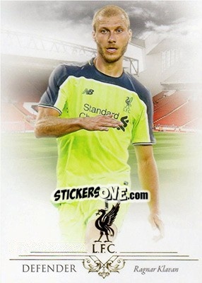 Sticker Ragnar Klavan - Liverpool UNIQUE 2016-2017 n. 6 - Futera