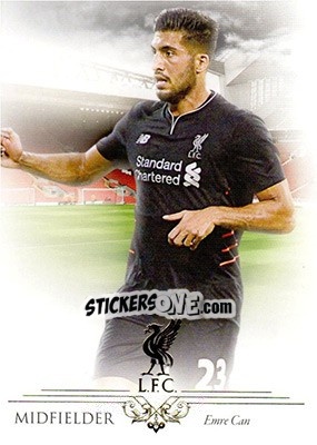 Figurina Emre Can - Liverpool UNIQUE 2016-2017 - Futera