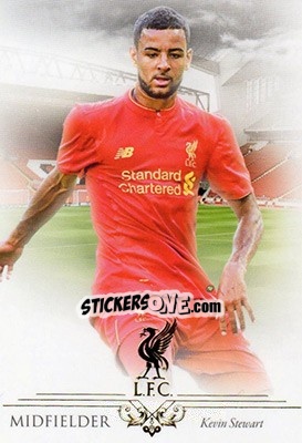 Figurina Kevin Stewart - Liverpool UNIQUE 2016-2017 n. 23 - Futera