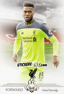 Sticker Daniel Sturridge - Liverpool UNIQUE 2016-2017 n. 29 - Futera