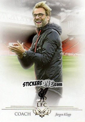 Sticker Jurgen Klopp - Liverpool UNIQUE 2016-2017 - Futera