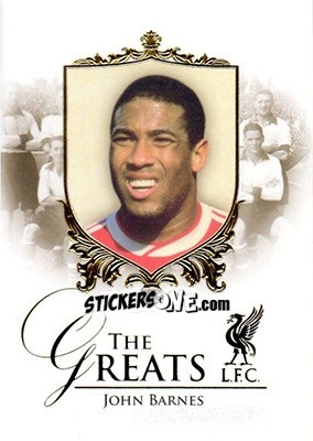 Sticker John Barnes - Liverpool UNIQUE 2016-2017 n. 32 - Futera