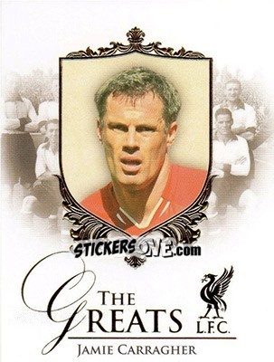 Sticker Jamie Carragher - Liverpool UNIQUE 2016-2017 n. 35 - Futera