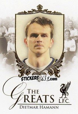 Sticker Dietmar Hamann - Liverpool UNIQUE 2016-2017 n. 42 - Futera