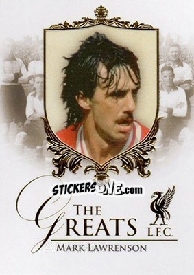 Figurina Mark Lawrenson - Liverpool UNIQUE 2016-2017 n. 47 - Futera