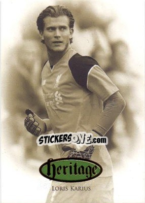 Sticker Loris Karius - Liverpool UNIQUE 2016-2017 n. HT01 - Futera
