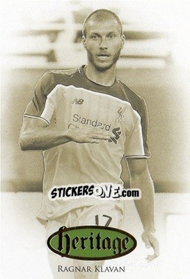 Sticker Ragnar Klavan - Liverpool UNIQUE 2016-2017 n. HT06 - Futera