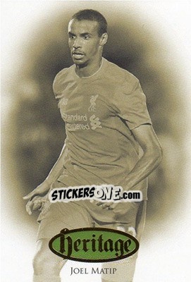 Sticker Joel Matip - Liverpool UNIQUE 2016-2017 n. HT09 - Futera