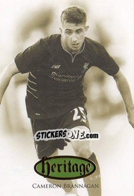 Cromo Cameron Brannagan - Liverpool UNIQUE 2016-2017 n. HT13 - Futera