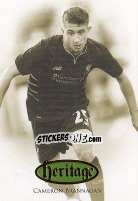 Sticker Cameron Brannagan - Liverpool UNIQUE 2016-2017 - Futera