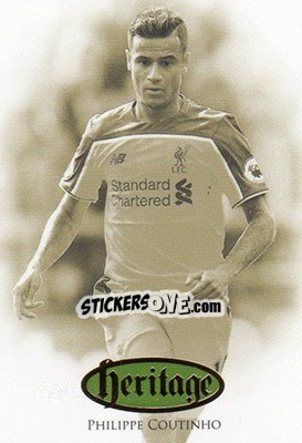 Sticker Philippe Coutinho - Liverpool UNIQUE 2016-2017 - Futera