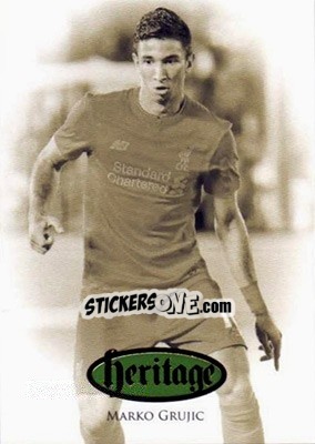 Figurina Marko Grujic - Liverpool UNIQUE 2016-2017 n. HT17 - Futera
