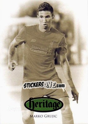 Cromo Marko Grujic - Liverpool UNIQUE 2016-2017 - Futera