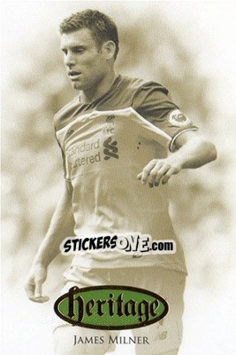 Sticker James Milner - Liverpool UNIQUE 2016-2017 n. HT21 - Futera